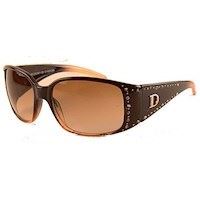 Elegant Dior inspireret solbrille i brun